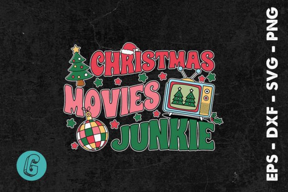 Download Movie Junkie Retro Groovy Christmas SVG - Premium Bundle