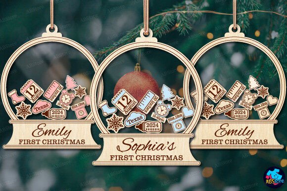 Download Baby's First Christmas Ornament Svg - Christmas ornament svg Collection