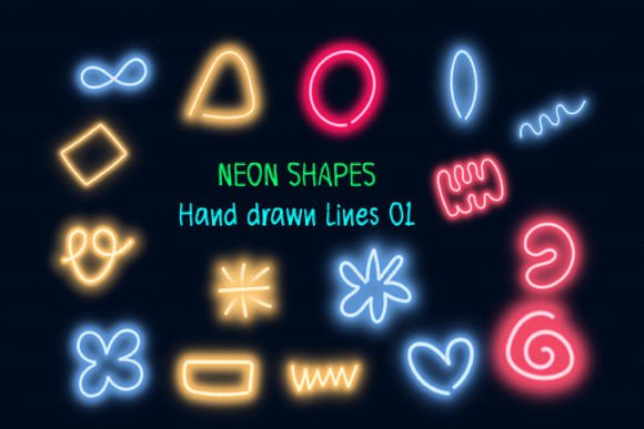 Download Neon Light Abstract Shape Png - Premium Resources