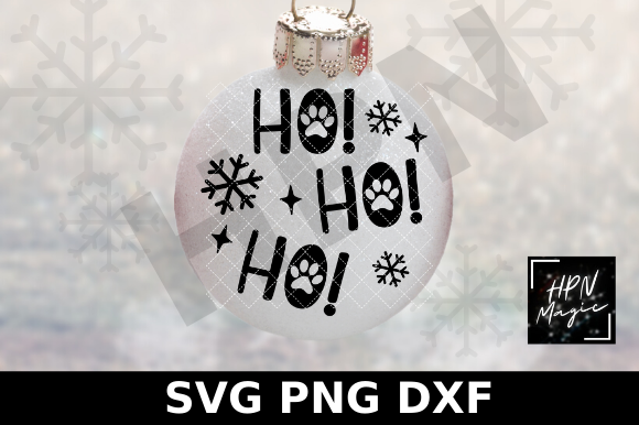 Download Ho Ho Ho SVG Pet Christmas Ornament SVG - Christmas ornament svg Collection