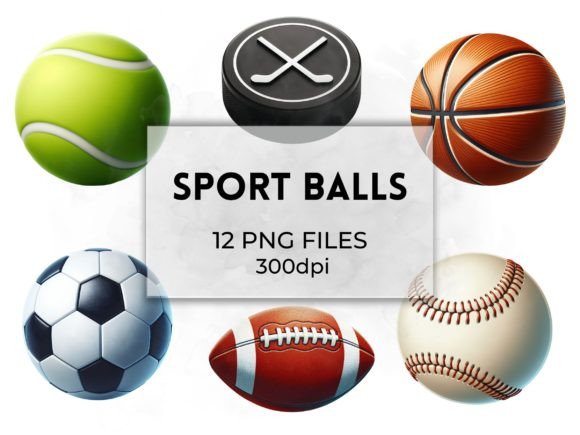 Download Sport Balls Clipart Illustrations Pack - Pack Collection