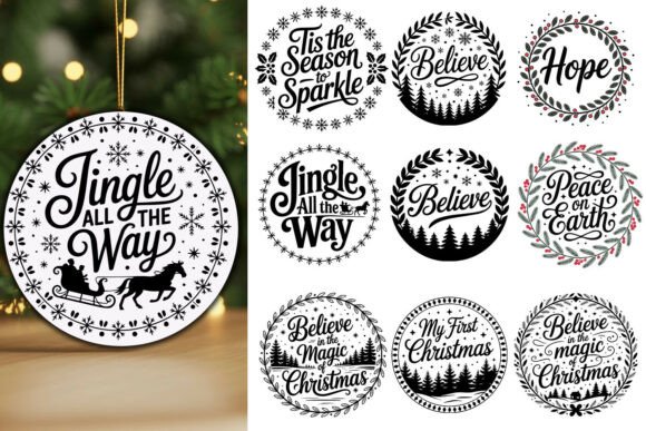 Download * Christmas Ornament SVG Bundle * - Christmas ornament svg Collection