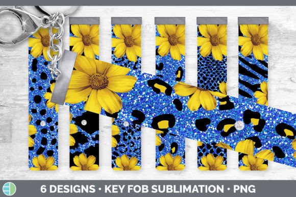 Download Blue Animal Print Key Fob | Wristlet Sub - Sub Collection