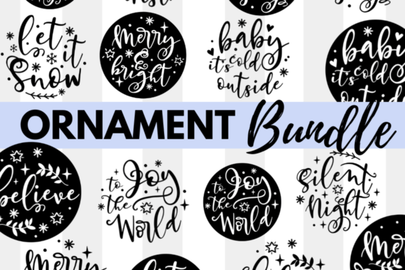 Download Christmas Ornament Svg Bundle, Woodslice - Christmas ornament svg Collection