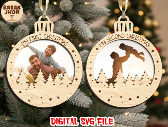 Download Baby’s First Christmas Ornament SVG - Christmas ornament svg Collection