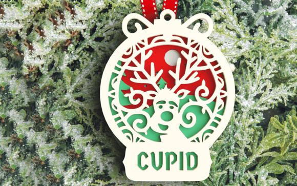 Download 3D Christmas Ornament SVG DXF Bundle - Christmas ornament svg Collection
