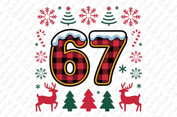 Download Christmas Six Seven Sublimation Png - Sub Collection