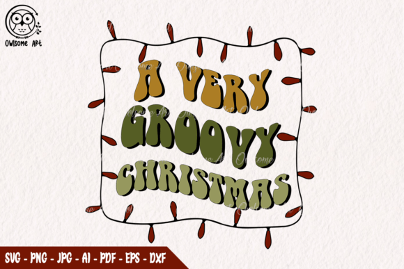 Download A Very Groovy Christmas SVG - Premium Resources