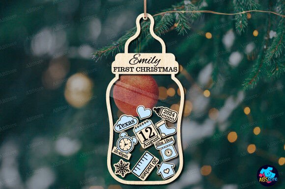 Download Baby's First Christmas Ornament Svg - Christmas ornament svg Collection