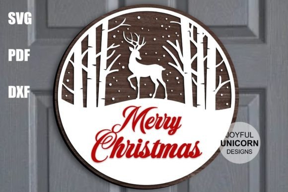Download Merry Christmas Door Hanger SVG - Christmas door hanger svg Collection