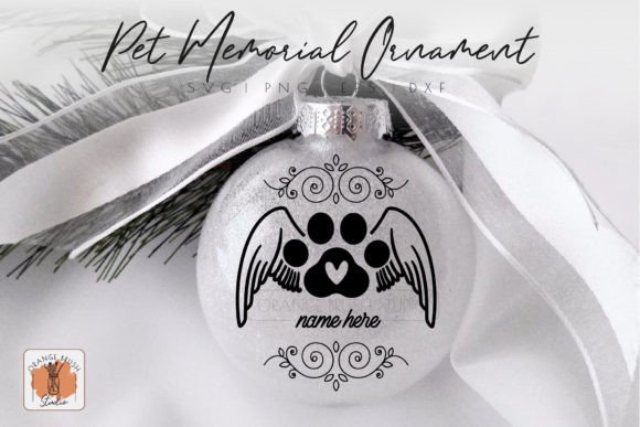 Download Cat Paw Memorial Christmas Ornament SVG - Christmas ornament svg Collection