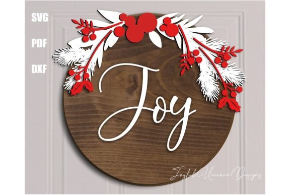 Download Joy Christmas Door Hanger SVG File - Christmas door hanger svg Collection