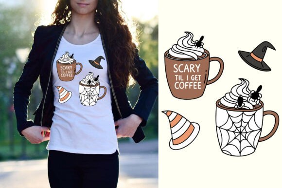 Download Scary Till I Get Coffee, PMG Halloween - Pmg Collection