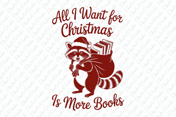 Download Funny Christmas Raccoon Sublimation Png - Sub Collection