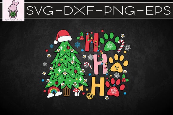 Download Retro Hund Hohoho Groovy Christmas SVG - Premium Bundle