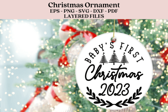 Download First Christmas Ornament SVG - Christmas ornament svg Collection