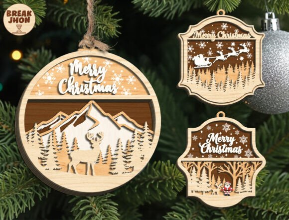 Download Merry Christmas Ornament SVG Bundle - Christmas ornament svg Collection